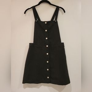 H&M Suede Overall Dress
